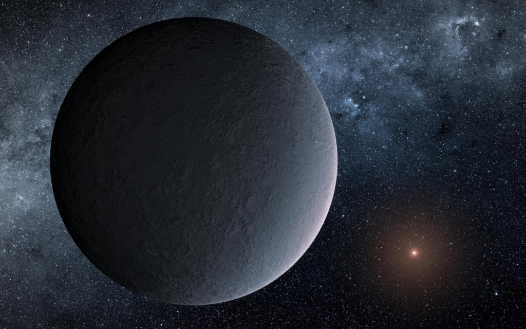 L'exoplanète OGLE-2016-BLG-1195Lb. // Source : Wikimedia/CC/NASA/JPL-Caltech (photo recadrée). L'exoplanète OGLE-2016-BLG-1195Lb. // Source : Wikimedia/CC/NASA/JPL-Caltech (photo recadrée).