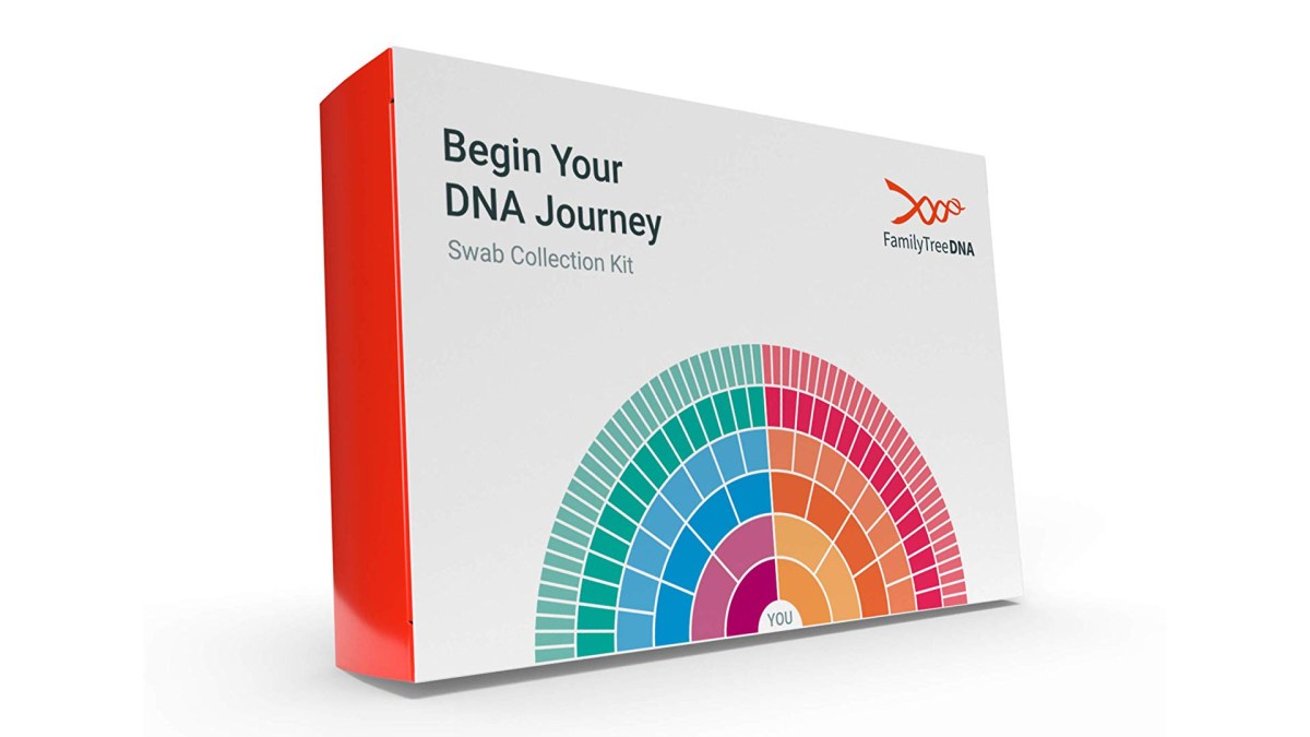 Un test de Family Tree DNA. // Source : Family Tree DNA via Amazon Un test de Family Tree DNA. // Source : Family Tree DNA via Amazon