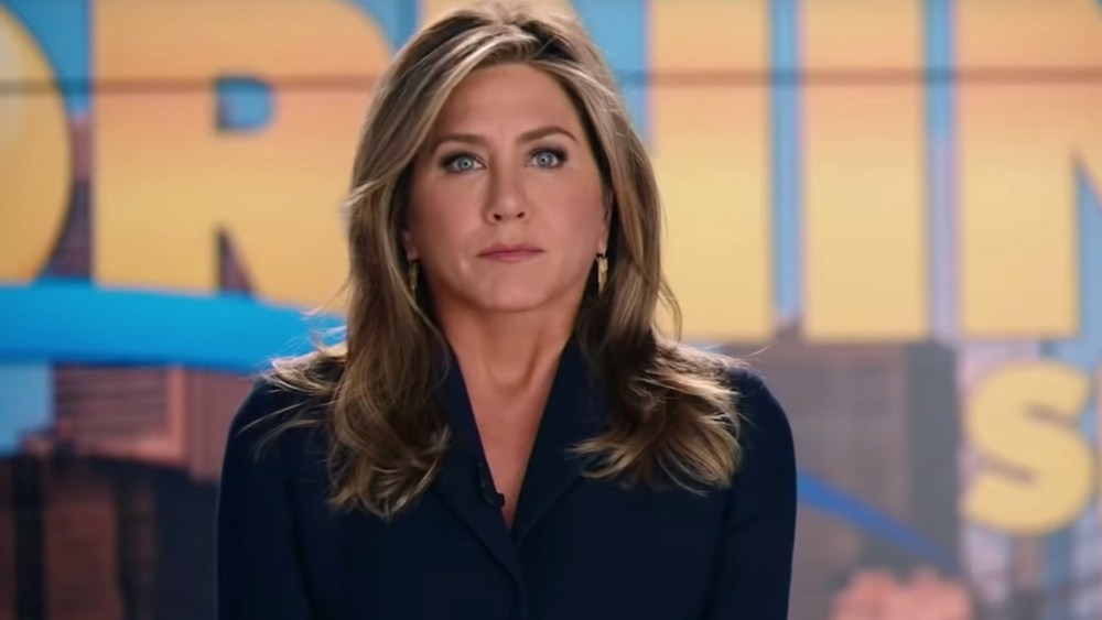 Jennifer Aniston dans la prochaine série The Morning Show // Source : YouTube/JoBlo TV Show Trailers Jennifer Aniston dans la prochaine série The Morning Show // Source : YouTube/JoBlo TV Show Trailers