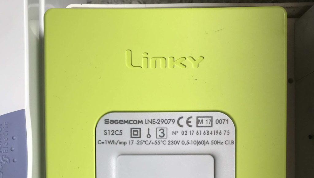 Un compteur Linky. // Source : Benoît Prieur Un compteur Linky. // Source : Benoît Prieur