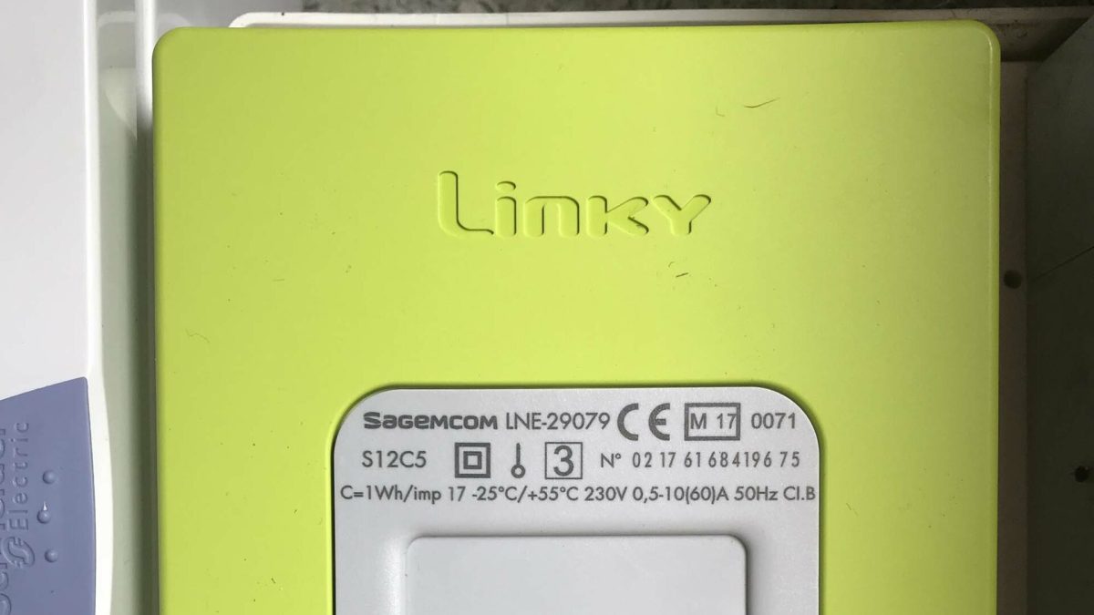 Un compteur Linky. // Source : Benoît Prieur Un compteur Linky. // Source : Benoît Prieur