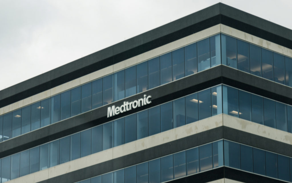 Les locaux de Medtronic à Mounds View. // Source : Wikimedia/CC/Tony Webster (photo recadrée) Les locaux de Medtronic à Mounds View. // Source : Wikimedia/CC/Tony Webster (photo recadrée)