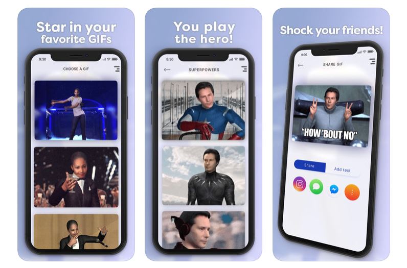 L'application Morphin // Source : Morphin