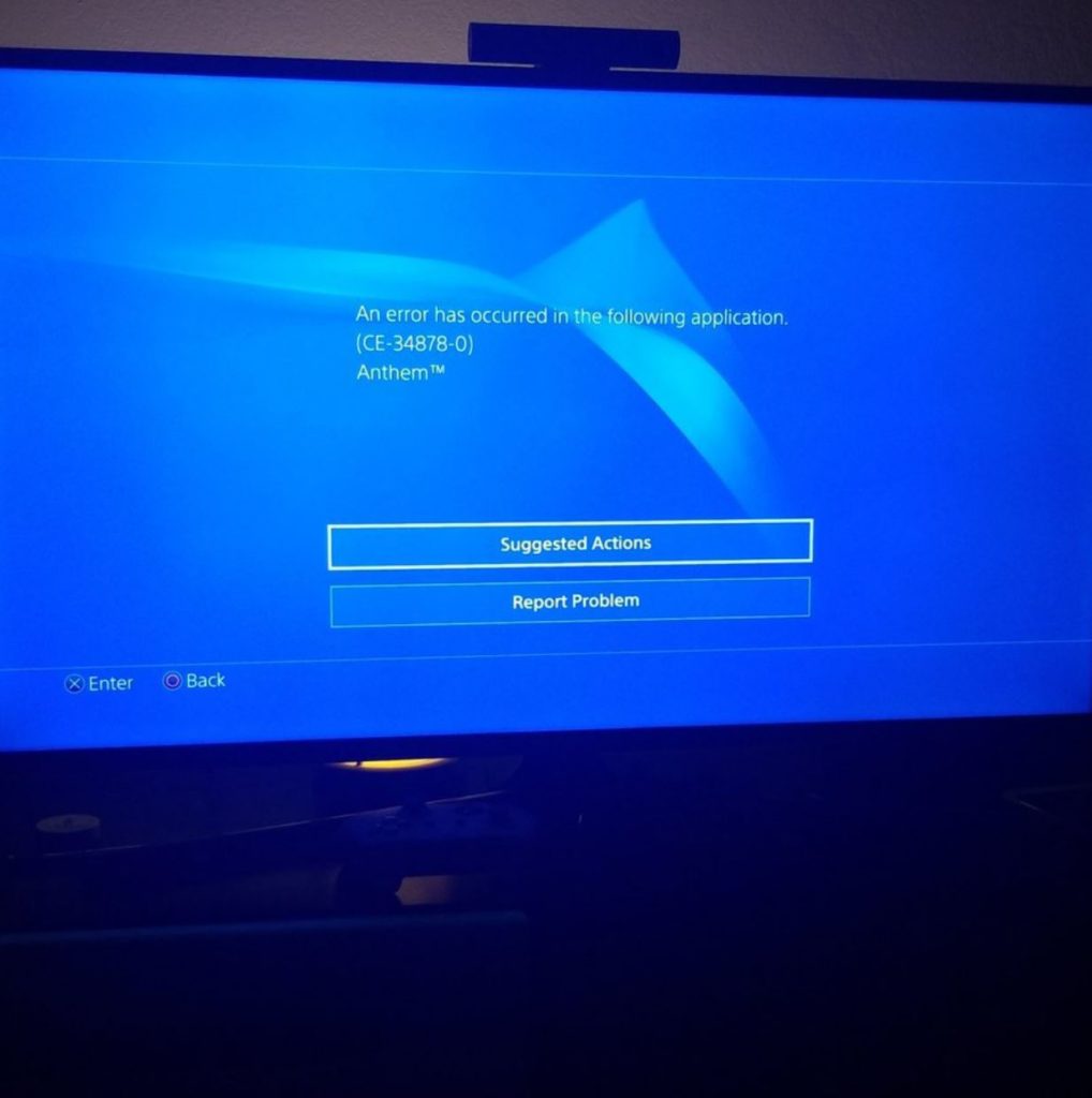 Le bug le plus relevé lors d'une partie de Anthem. // Source : Twitter/Zack Zwiezen