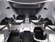 L'intérieur de la capsule Dragon. // Source : Wikimedia/CC/SpaceX Photos (photo recadrée)