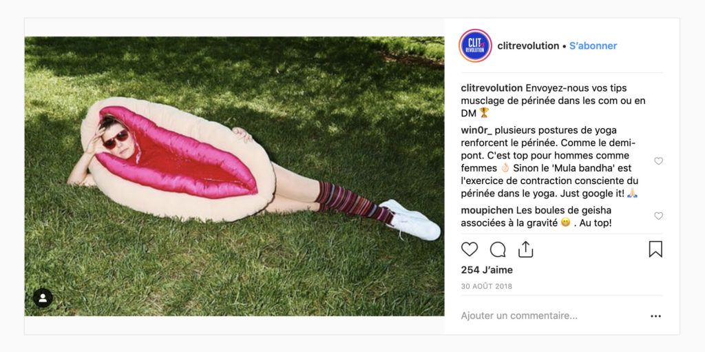 Un déguisement // Source : Clitrevolution Un déguisement // Source : Clitrevolution