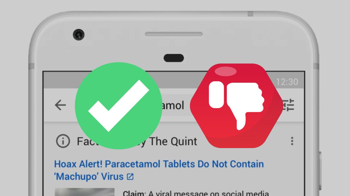 YouTube veut aussi faire du fact-checking. // Source : Montage Numerama YouTube veut aussi faire du fact-checking. // Source : Montage Numerama