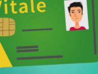 Une illustration de carte vitale // Source : sante-pratique-paris.fr