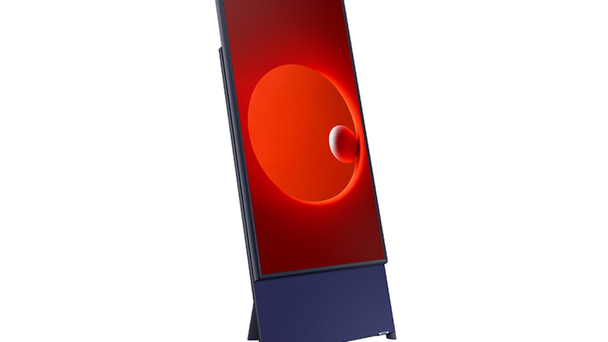 Téléviseur Samsung The Sero // Source : Samsung Téléviseur Samsung The Sero // Source : Samsung