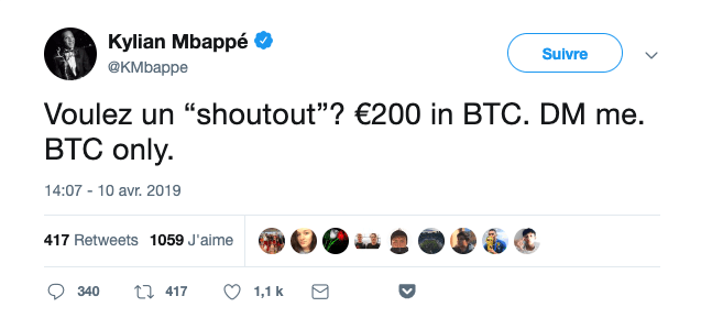 Twitter/KMbappe
