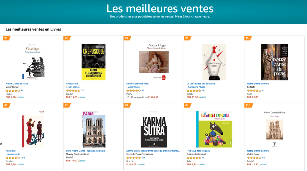 Capture du 16 avril 2019 à 16h // Source : Amazon.fr Capture du 16 avril 2019 à 16h // Source : Amazon.fr