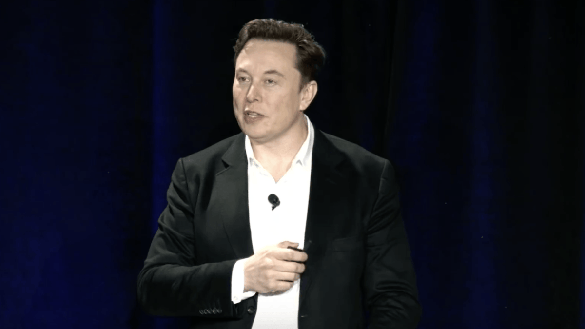 Elon Musk pendant le Tesla Autonomy Day // Source : Capture YouTube Tesla Elon Musk pendant le Tesla Autonomy Day // Source : Capture YouTube Tesla