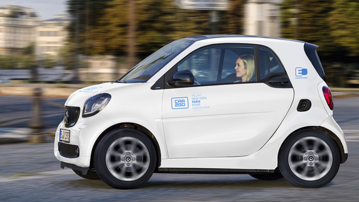 Une voiture Car2Go // Source : Car2Go Une voiture Car2Go // Source : Car2Go