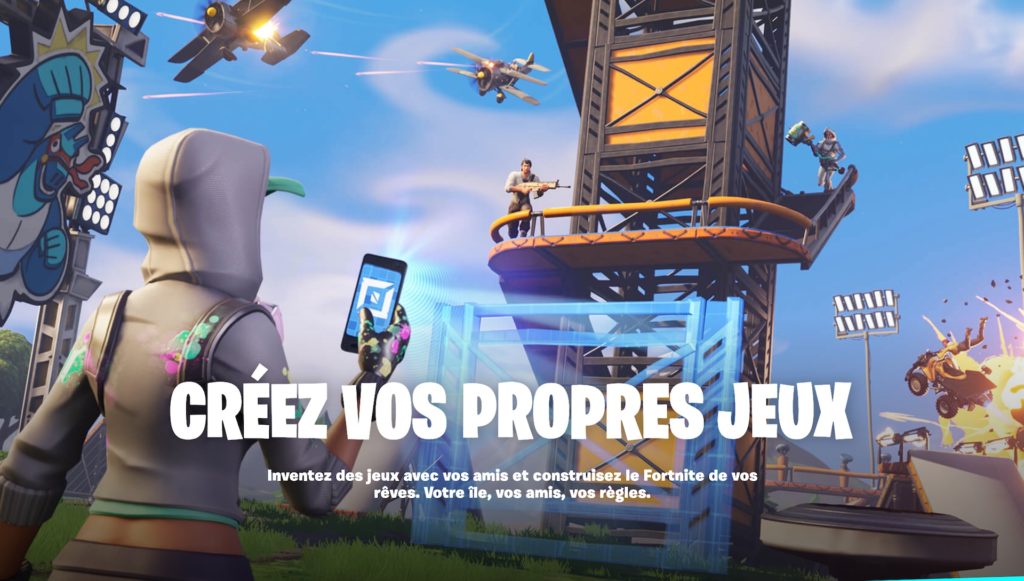 Le mode créatif dans Fortnite // Source : Epic Games Le mode créatif dans Fortnite // Source : Epic Games