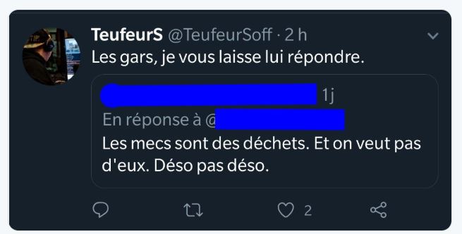 Capture d'écran Twitter / Gourous Toxiques Capture d'écran Twitter / Gourous Toxiques