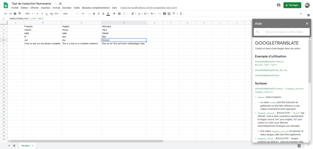 Google Docs Traduction Google Docs Traduction