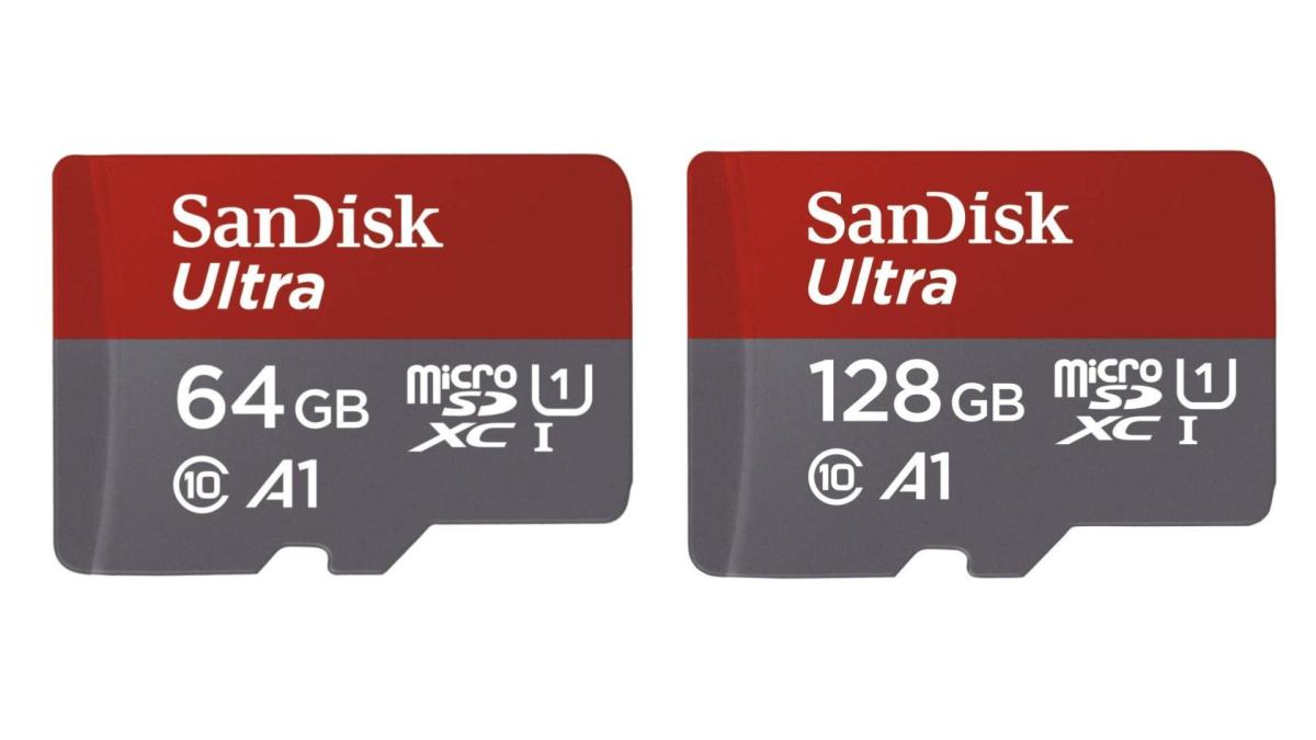 micro SD SanDisk Ultra 64 et 128 Go micro SD SanDisk Ultra 64 et 128 Go