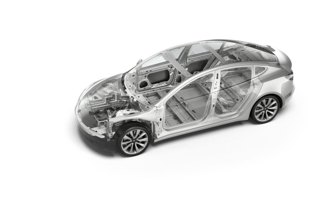 L'intérieur d'une Model 3 // Source : Tesla L'intérieur d'une Model 3 // Source : Tesla