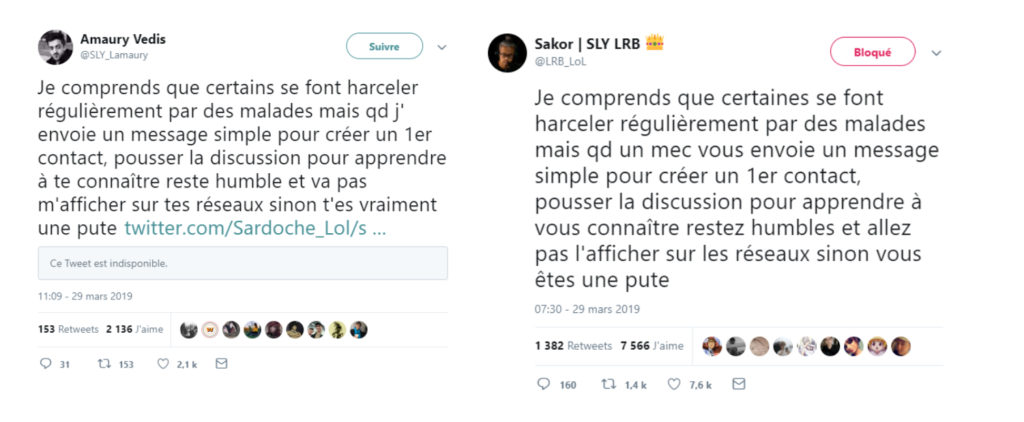 Captures d'écran Twitter / Numerama / Gourous toxiques Captures d'écran Twitter / Numerama / Gourous toxiques