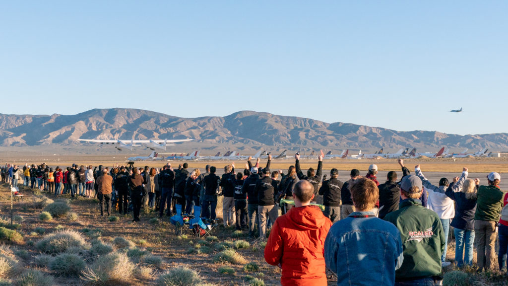 Décollage réussi pour le Stratolaunch. // Source : Stratolaunch Décollage réussi pour le Stratolaunch. // Source : Stratolaunch