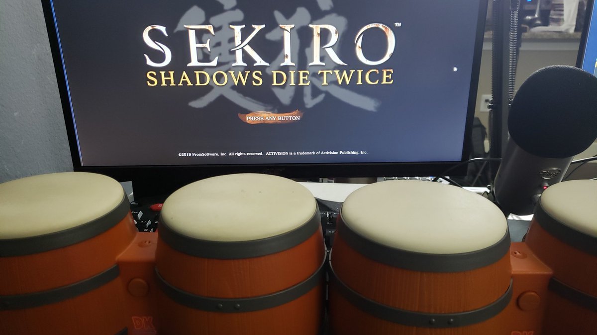 Sekiro avec des manettes Donkey Kong // Source : Imgur Sekiro avec des manettes Donkey Kong // Source : Imgur