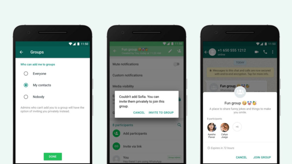 La nouvelle option de WhatsApp. // Source : WhatsApp La nouvelle option de WhatsApp. // Source : WhatsApp