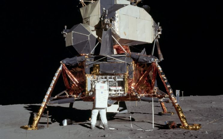 La mission Apollo 11. // Source : Pxhere/CC0 Domaine public (photo recadrée) La mission Apollo 11. // Source : Pxhere/CC0 Domaine public (photo recadrée)