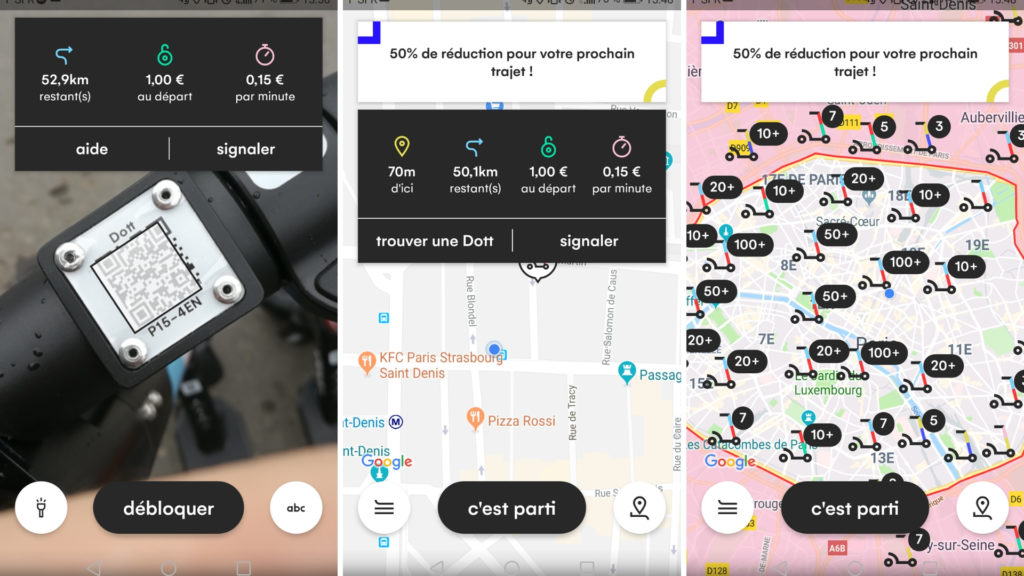 L'application Dott. // Source : Dott L'application Dott. // Source : Dott