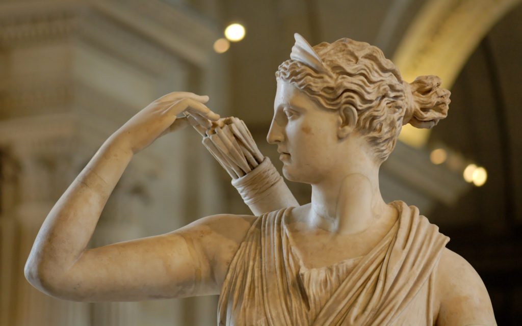 Une statue de la déesse Artémis. // Source : Wikimedia/CC/Jastrow (photo recadrée) Une statue de la déesse Artémis. // Source : Wikimedia/CC/Jastrow (photo recadrée)