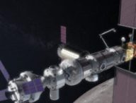 La base orbitale que la Nasa veut construire autour de la Lune. // Source : Wikimedia/CC/Nasa (photo recadrée)