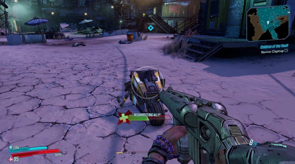 Les PNJ alliés devront être ressuscités s'ils sont mis à terre. // Source : Youtube/Borderlands Les PNJ alliés devront être ressuscités s'ils sont mis à terre. // Source : Youtube/Borderlands