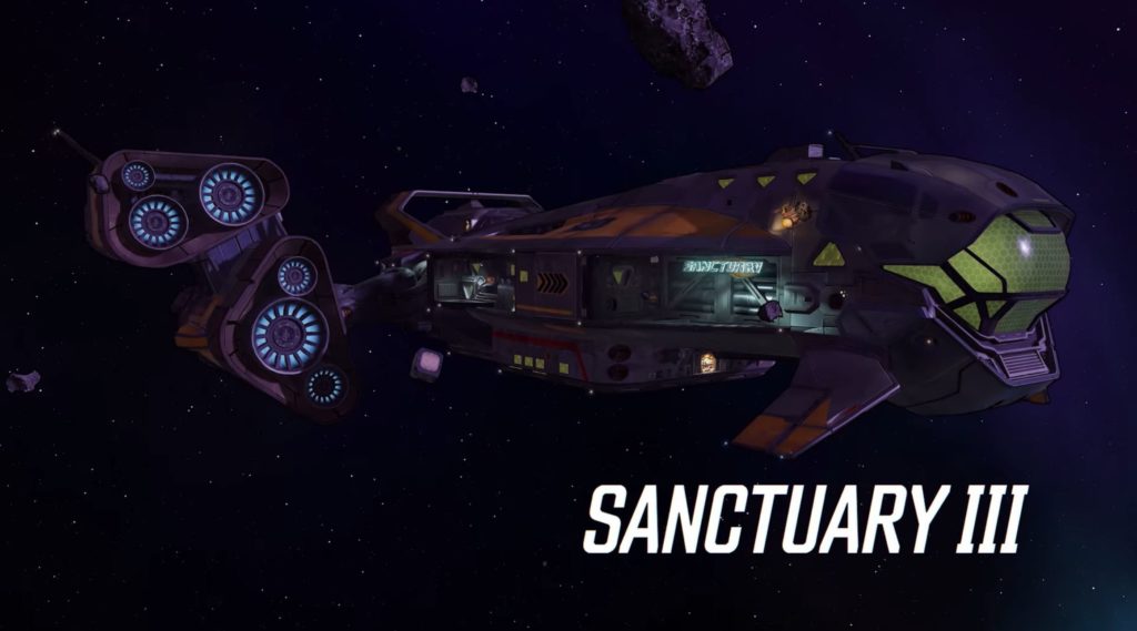 Sanctuary III : notre vaisseau spatial. // Source : Youtube/Borderlands Sanctuary III : notre vaisseau spatial. // Source : Youtube/Borderlands