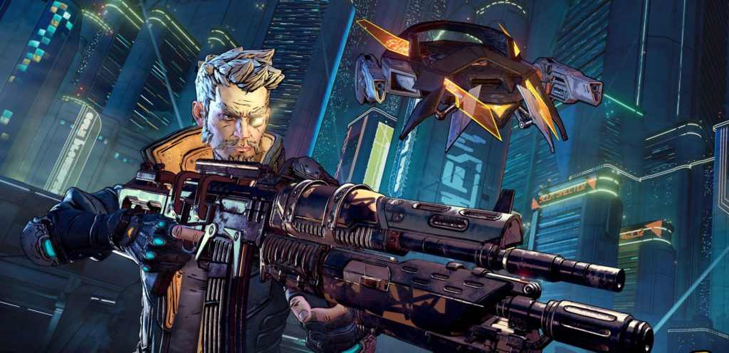 Zane, l'un des deux personnages jouable pendant notre session. // Source : Gearbox Zane, l'un des deux personnages jouable pendant notre session. // Source : Gearbox