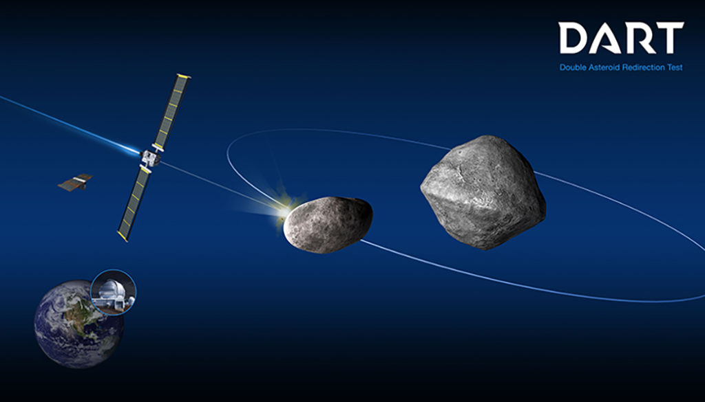 La mission DART est prévue pour 2022. // Source : Johns Hopkins Applied Physics Laboratory La mission DART est prévue pour 2022. // Source : Johns Hopkins Applied Physics Laboratory