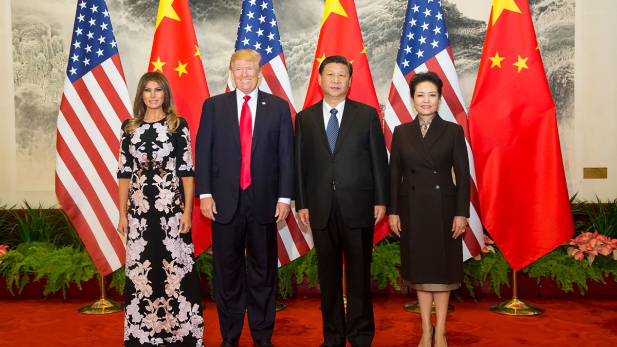 Donald Trump et Xi Jinping. // Source : Shealah Craighead Donald Trump et Xi Jinping. // Source : Shealah Craighead