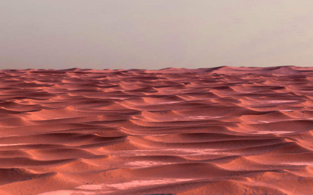 La dune Olympia Undae sur Mars. // Source : Flickr/CC/Kevin Gill (photo recadrée) La dune Olympia Undae sur Mars. // Source : Flickr/CC/Kevin Gill (photo recadrée)