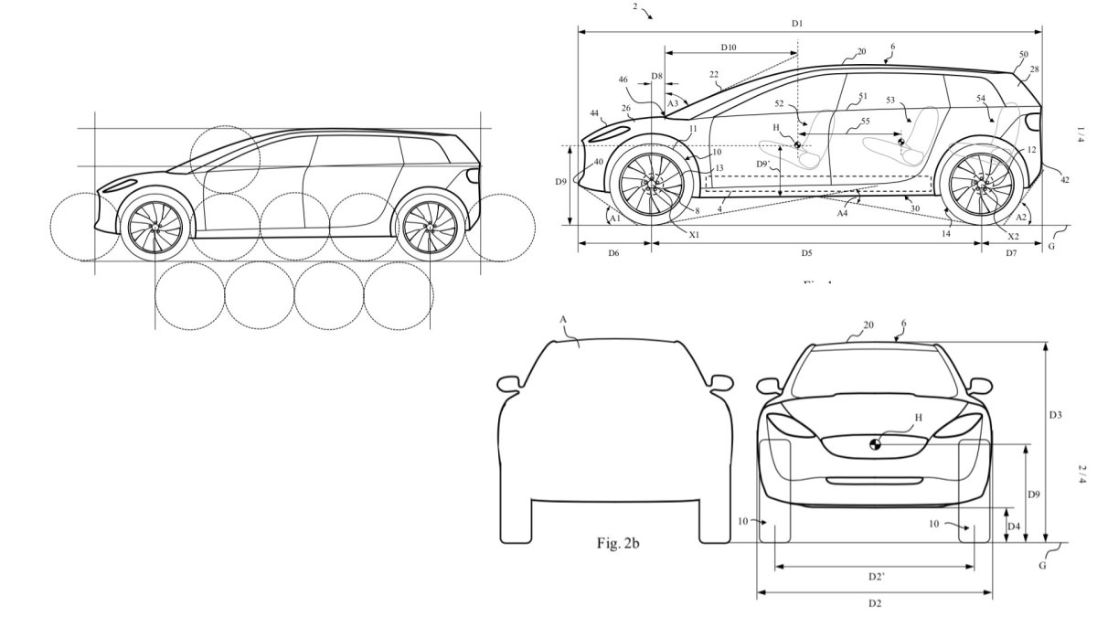 Brevets Dyson sur l'automobile électrique // Source : Dyson Brevets Dyson sur l'automobile électrique // Source : Dyson