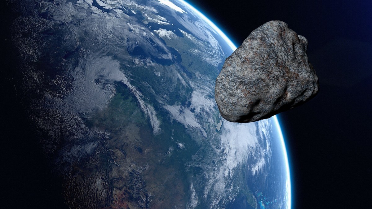 Un astéroïde menaçant la Terre. // Source : Pixabay (photo recadrée) Un astéroïde menaçant la Terre. // Source : Pixabay (photo recadrée)