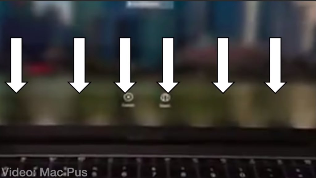 Un problème d'éclairage qui donne un effet "spots de théâtre" au bas de l'écran // Source : YouTube/SAMTIME Un problème d'éclairage qui donne un effet "spots de théâtre" au bas de l'écran // Source : YouTube/SAMTIME