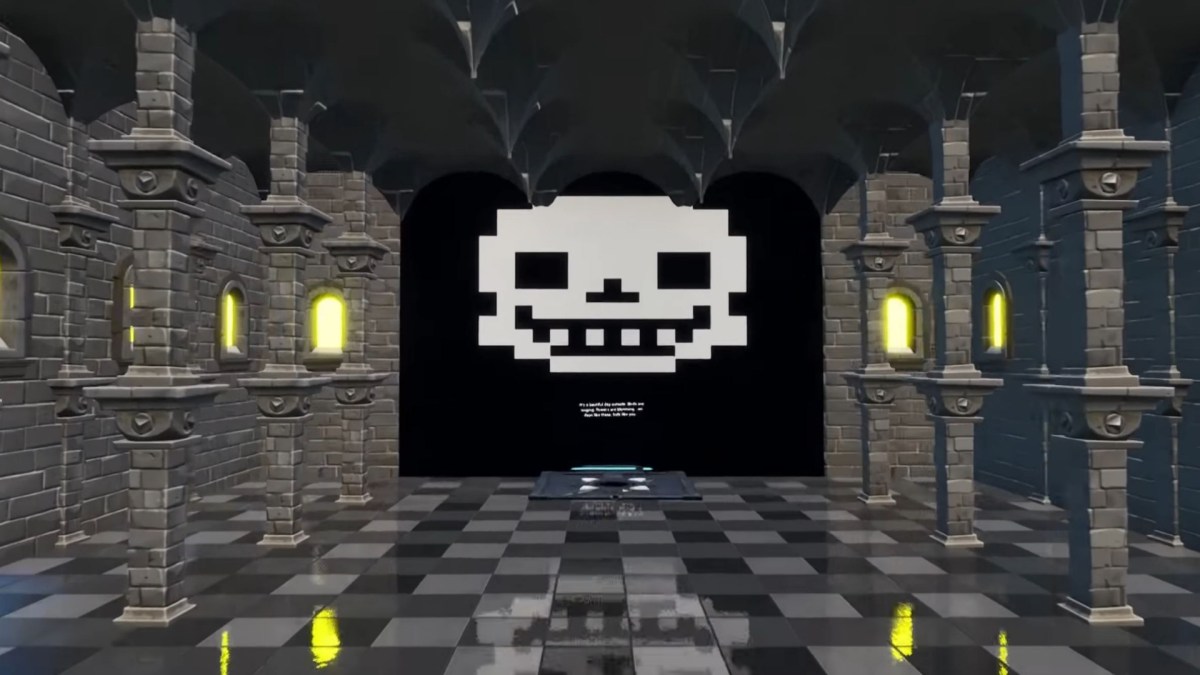 La map « Sans Battle Death Run » // Source : Youtube/Mustard Plays La map « Sans Battle Death Run » // Source : Youtube/Mustard Plays