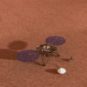 InSight sur Mars. // Source : Flickr/CC/DLR German Aerospace Center (photo recadrée) InSight sur Mars. // Source : Flickr/CC/DLR German Aerospace Center (photo recadrée)