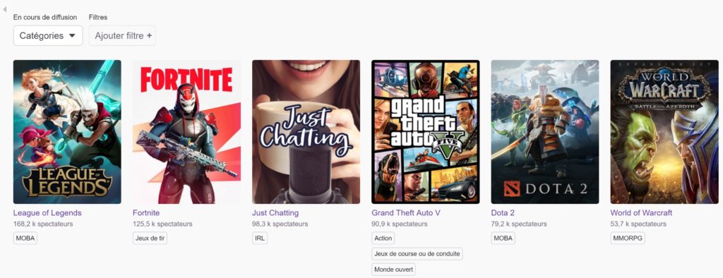Peu importe l'heure, League of Legends apparaît toujours à la une de Twitch. // Source : Twitch Peu importe l'heure, League of Legends apparaît toujours à la une de Twitch. // Source : Twitch