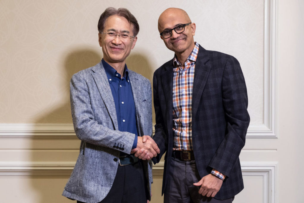 Microsoft x Sony // Source : Microsoft Microsoft x Sony // Source : Microsoft