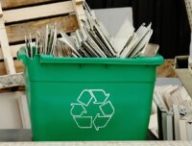 Poubelle de recyclage. // Source : Canva Poubelle de recyclage. // Source : Canva