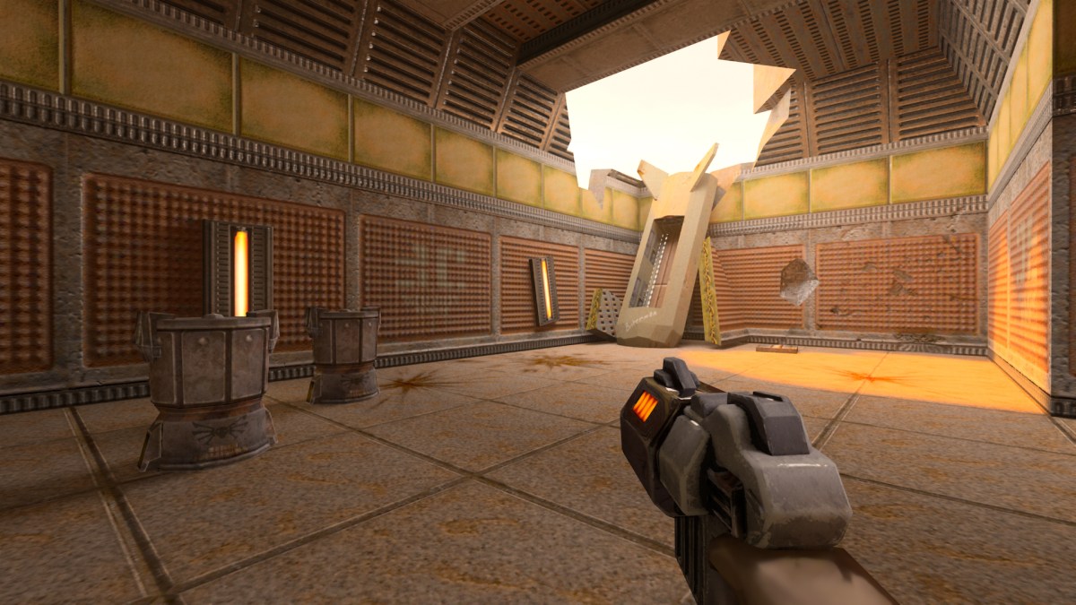 Quake II RTX // Source : Nvidia Quake II RTX // Source : Nvidia