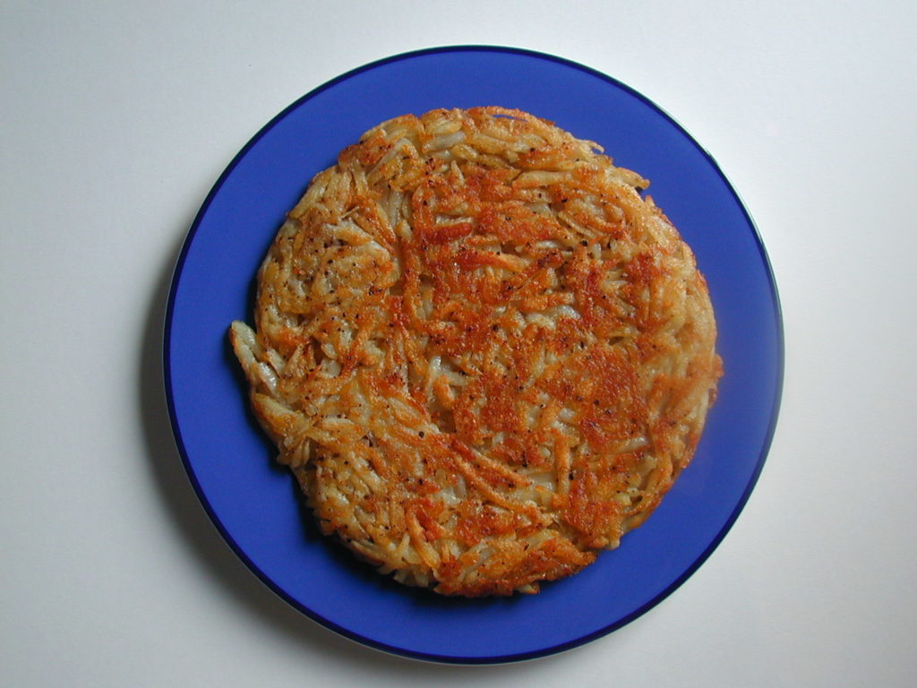 Un rösti // Source : Wikipedia Un rösti // Source : Wikipedia