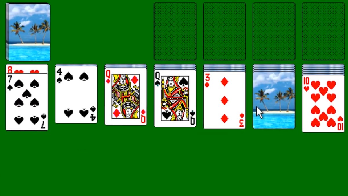 Le jeu Solitaire. // Source : orldvideogamehalloffame Le jeu Solitaire. // Source : orldvideogamehalloffame