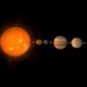 Les planètes du système solaire. // Source : Pixabay Les planètes du système solaire. // Source : Pixabay