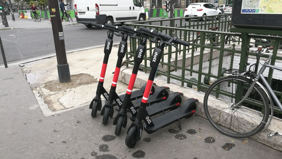 Trottinettes Dott // Source : Léopold Maçon Trottinettes Dott // Source : Léopold Maçon