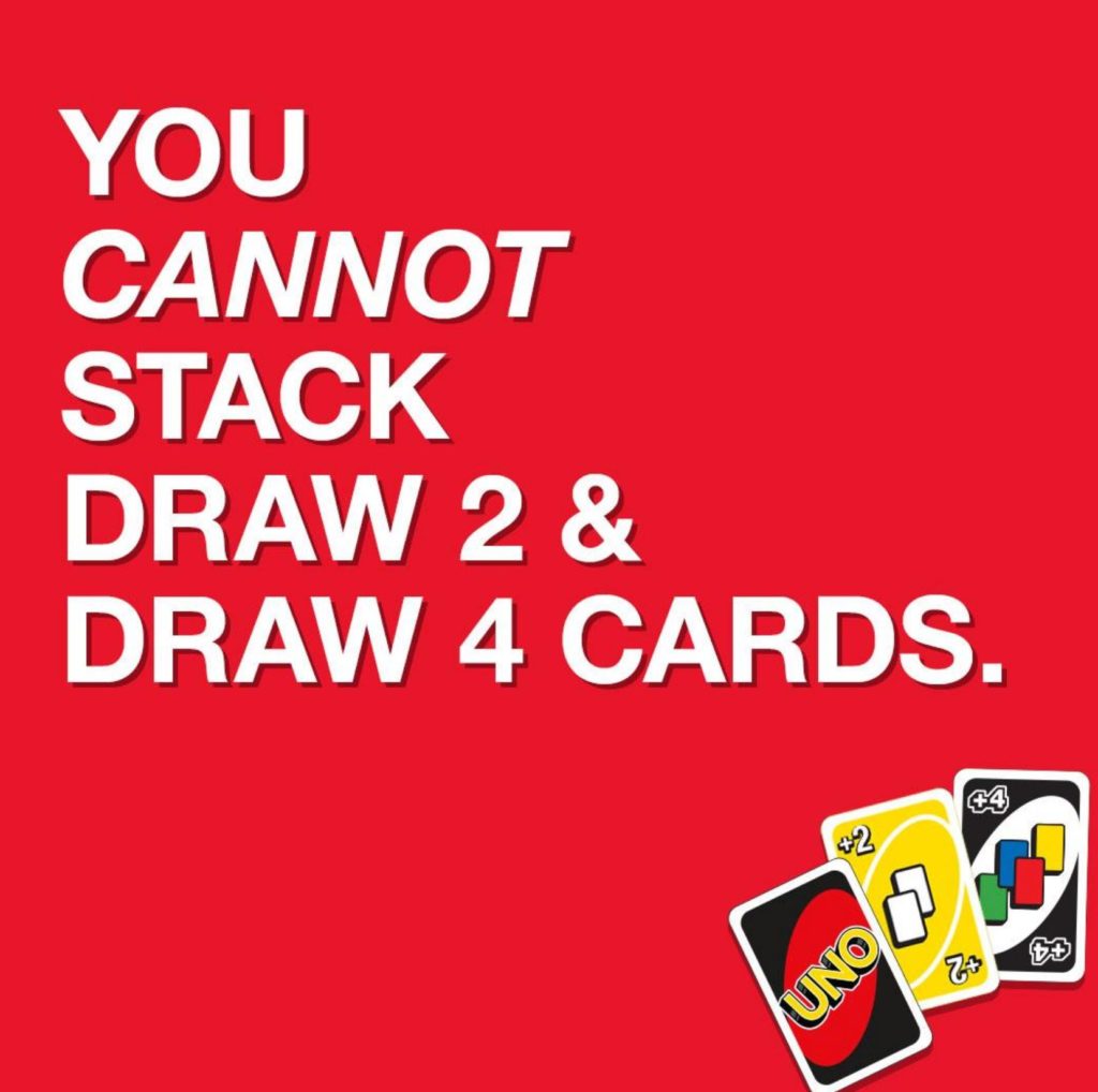 La sentence est tombée. // Source : Twitter/realUNOgame La sentence est tombée. // Source : Twitter/realUNOgame